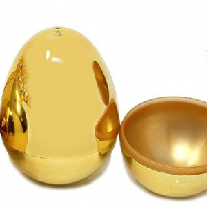 Set de 36 oua de umplere pentru Paste JOYIN, plastic, auriu, 7,6 x 3,8 cm - Img 4