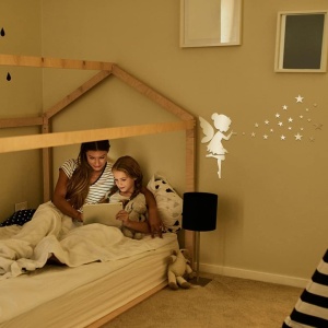 Set de 36 stickere pentru perete Eqlef, acril, argintiu, 61 x 81 cm