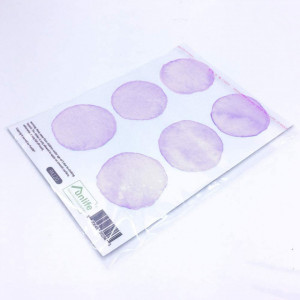 Set de 36 stickere pentru perete SOOOEC, PVC, violet, 6 x 6 cm - Img 1