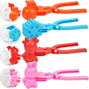 Set de 4 dispozitive pentru bulgari de zapada Fohyloy, plastic, multicolor