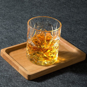Set de 4 pahare pentru whisky LANFULA, sticla, transparent, 300 ml - Img 2