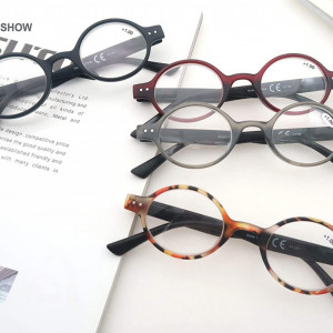 Set de 4 perechi ochelari de citit Modfans, pentru dama, cu dioptrii 1.0, plastic, multicolor - Img 2
