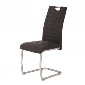 Set de 4 scaune tapitate Fenton, metal, 98 x 43 x 59 cm - Img 3