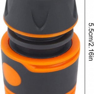 Set de 6 mufe pentru conducta de apa Cutefly, ABS, portocaliu/negru, 3,5 x 5 cm - Img 8