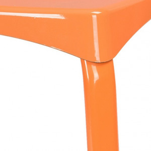 Set de 6 scaune Edmondson, portocalii, 45,5 x 32 x 32 cm - Img 6