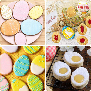 Set de 8 forme pentru prajituri Sinwind, model Paste, otel inoxidabil, argintiu, 7 x 5,5 cm - Img 2