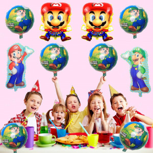 Set de baloane pentru petrecere copii Smileh, folie, multicolor, 12 piese - Img 7