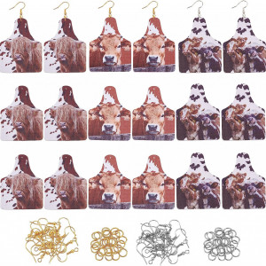 Set de creatie cu pandative si accesorii OLYCRAFT, piele/metal, maro/auriu/argintiu, 12,5 x 8,5 cm - Img 1