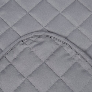 Set de o cuvertura de pat si 2 fete de perna, gri, 220 x 240 cm - Img 2