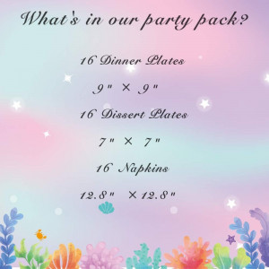 Set de vesela pentru petrecere WERNNSAI, hartie/plastic, multicolor, 48 piese