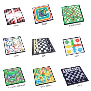 Set Jocuri de Societate 18 în 1 | Jocuri Educative Premium 8+ ani