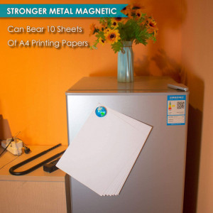 Set magneti de frigider Simpletome, 12 piese, sticla/metal, multicolor, 3D, 4 x 1,4 cm - Img 5