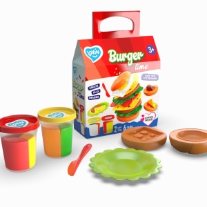 Set plastilina 100% ECO, Lovin'Do, Burger Time - Img 3