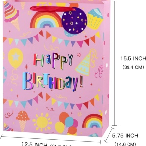 Set punga cadou si o felicitare Loveinside, hartie/matase, multicolor, 39,4 x 31,8 x 14,6 cm