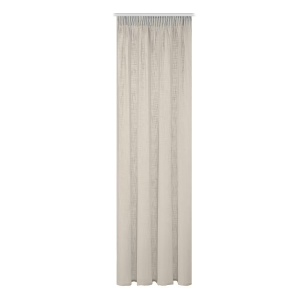 Softy perdea semitransparenta 140x245 cm, 100% poliester, gri deschis - Verificat A · Re-Bloom