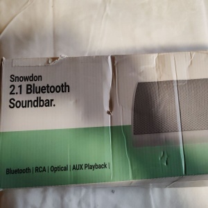 Soundbar cu Subwoofer integrat, Majority, Snowdon, 2.1, Bluetooth, PC, Wireless, AUX, 120 W, alb, Resigilat, Grad A - Img 2