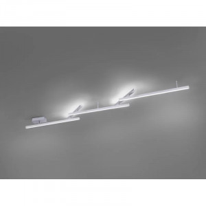 Spotlight Wiz, LED, metal, argintiu/alb, 12 x 242 x 10 cm