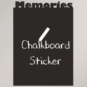 Sticker autoadeziv Re-Bloom, vinil, negru/alb, 50 x 70 cm
