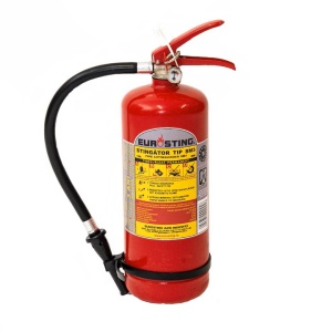 Stingator presurizat Eurosting cu spuma mecanica tip SM3, 3 l, cu suport de prindere inclus, valabilitate 3 ani, Resigilat, Grad A