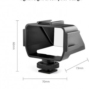 Suport pentru camera video Flip Screen , metal/plastic, negru ,70x73x66mm