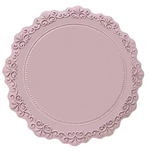 Suport pentru farfurii HotHome, silicon, roz, 37 cm - Img 9