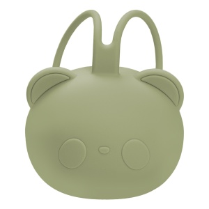 Suport pentru suzeta din silicon, AppeKids, The Little Bear - Raw Green - Img 1