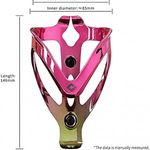 Suport sticla pentru bicicleta ACECYCLE, aluminiu, roz - Img 7
