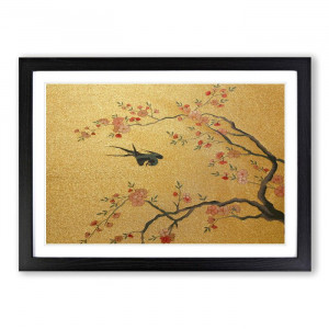 Tablou „Flying Bird”, MDF, 35 x 50 x 2 cm