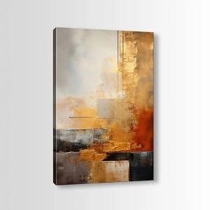 Tablou decorativ canvas, 50x70 cm, panza 100%, cadru lemn 100% grosime 3 cm, multicolor - Verificat A · Re-Bloom - Img 2