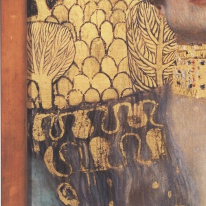 Tablou decorativ canvas Gustav Klimt, 30x80 cm, panza/lemn, multicolor - Verificat A · Re-Bloom - Img 2