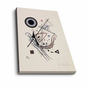 Tablou decorativ canvas Vasili Kandinsky, 70x100 cm, panza suede 100%, cadru lemn grosime 3 cm, multicolor - Verificat A · Re-Bloom - Img 1