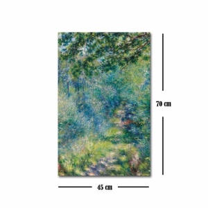 Tablou decorativ Re-Bloom, panza/lemn, multicolor, 45 x 70 cm - Img 4