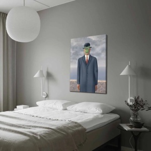 Tablou decorativ Re-Bloom, panza/lemn, multicolor, 70 x 100 cm - Img 2