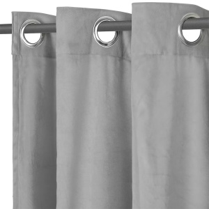 Tamas perdea opaca 140x235 cm, 100% poliester, gri - Verificat A · Re-Bloom - Img 2