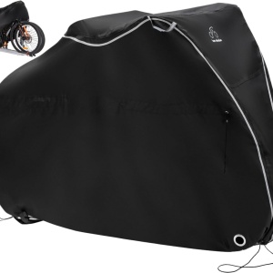 TeamObsidian husa bicicleta, ripstop impermeabil invelis PU, snururi strangere + catarame + plasa incarcare, pentru toate tipurile de biciclete - Verificat A · Re-Bloom