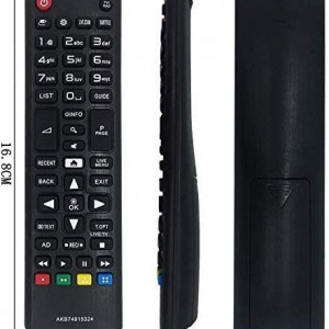 Telecomanda LG Smart AKB7491532, plastic, negru, 16,8 x 1,5 x 4,7 cm - Img 6