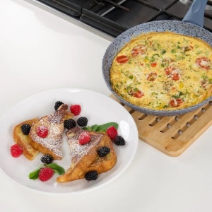 Tigaie tip wok cu capac NutriPan, ecologica, invelis antiaderent, rezistenta la zgarieturi, pentru toate suprafetele de gatit, 28 cm, Resigilat, Grad A - Img 5