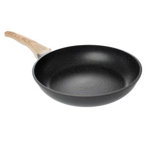 Tigaie universala cu maner natur, Aluminiu turnat, 28 cm