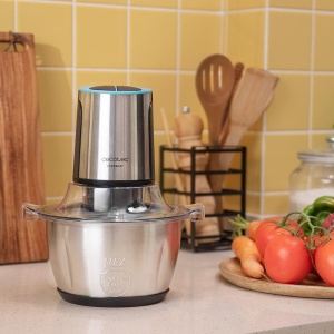 Tocator Cecotec ChopBeat 1500 TitanBlack, 600W, 1.5 l, Lame titan, Vas Inox, 2 viteze - Img 4