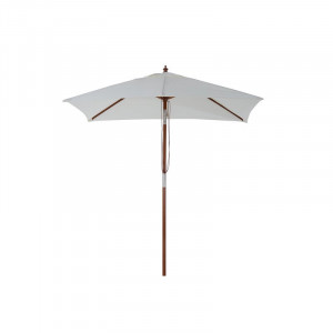 Umbrela de soare, gri deschis/maro, 200 x 150 cm