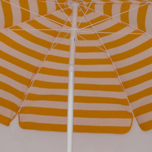 Umbrela Zeta, alb/galben, 190 x 190 cm - Img 2
