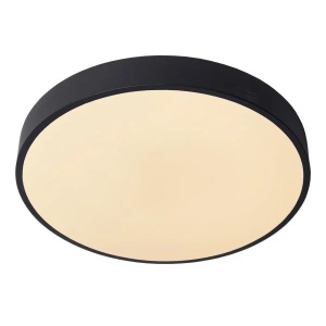 Unar plafoniera LED 24W, diametru 39.5 cm, dimabil 3 trepte, 2700K, acril, metal, alba - Verificat A · Re-Bloom