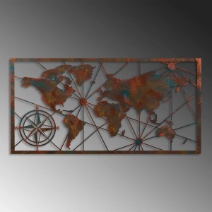 Wallxpert decor de perete metal, 120x60 cm, grosime 1.5mm, 3.215 kg, multicolor - Verificat A · Re-Bloom - Img 5