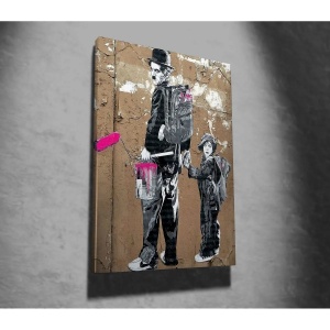 Wallxpert tablou decorativ canvas, 70x100 cm, 50% bumbac/50% poliester, imprimare digitala, cadru lemn 2x3 cm, multicolor - Verificat A · Re-Bloom - Img 2