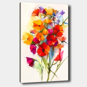 Wallxpert tablou decorativ canvas, 70x100 cm, panza 100%, cadru lemn 100% grosime 3 cm, multicolor - Verificat A · Re-Bloom