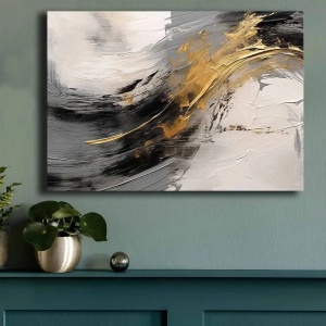 Wallxpert tablou decorativ canvas, 70x100 cm, panza 100% grosime 2.8mm, cadru lemn pin 100%, multicolor - Verificat A · Re-Bloom