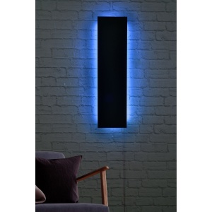 Xmas decoratiune de perete cu LED, 75x20 cm, MDF 2.7mm, 60 LED-uri, adaptor 12V 1A, cablu 375 cm, albastru - Verificat B · Re-Bloom - Img 2
