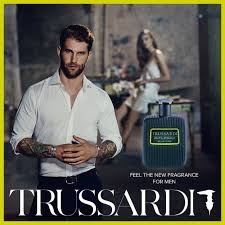 Apa de Toaleta Trussardi, Riflesso Blue Vibe, Barbati, 100 ml - Img 2