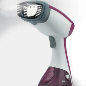 Aparat de calcat vertical Heinner HGS-1100PP, 1100W, Rezervor detasabil 0.25L, Jet abur continuu, Debit de abur 17+/-4g min, Mov