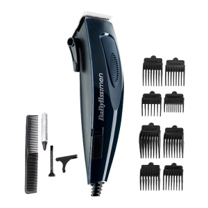 Aparat de tuns BaByliss E695E, 3-25 mm, 5 Trepte, 8 Accesorii, Albastru/Negru, Resigilat, Grad A - Img 4